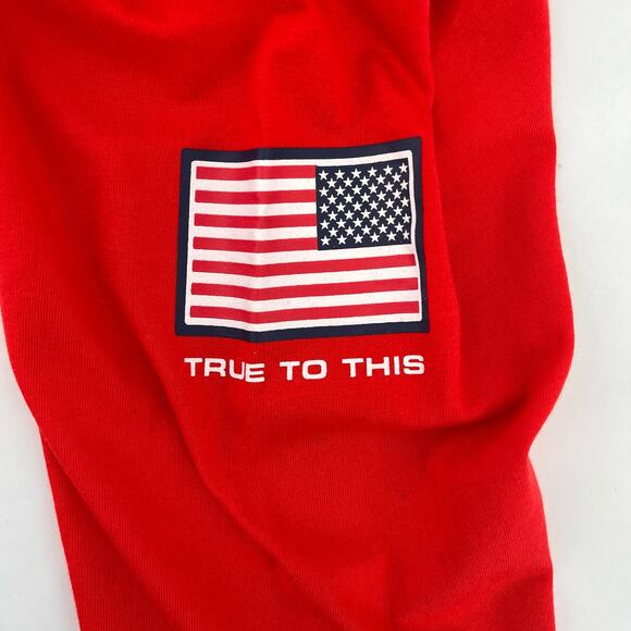 Volcom US Snowboard Team Red T-Shirt ALIVE WE RIDE Womens Size Medium - Picture 4 of 10